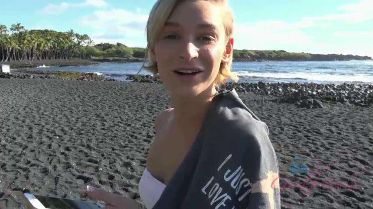 You hit the beach, the volcano, and make Emma cum in the car.
